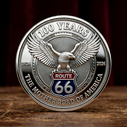 🏆Flash Sale 60% OFF -🛣️ Route 66 – 100 Years of Freedom Commemorative Coin